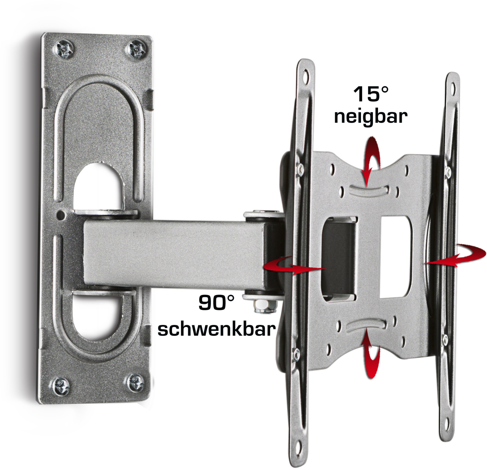 TV-Wandhalterung FS 2 - silber - Aluminium