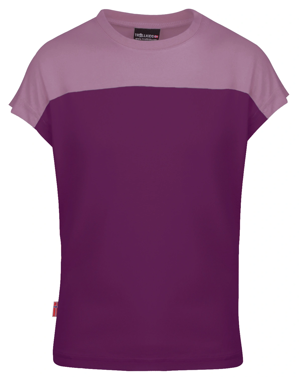 T-Shirt BERGEN in mulberry/orchid