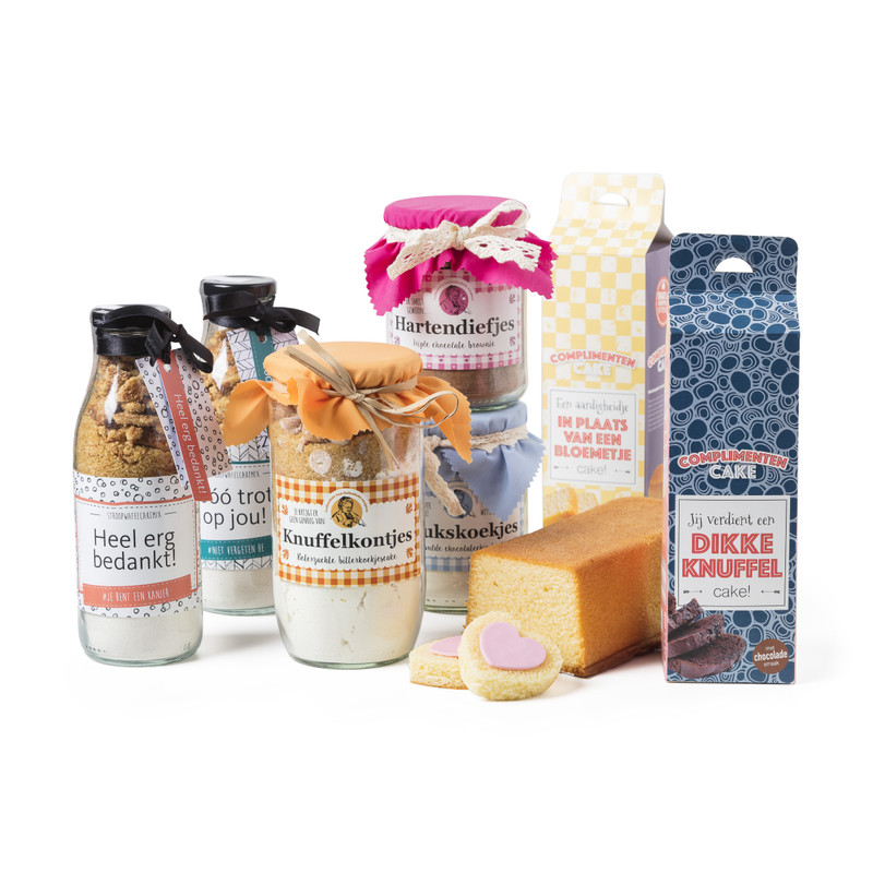 Stroopwafel cakemix - Zóóó trots op jou! - 380 gram