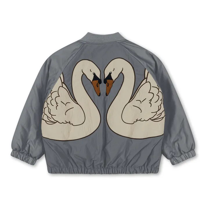 Konges Sløjd Bomber Matelassé Juno | Bleu gris
