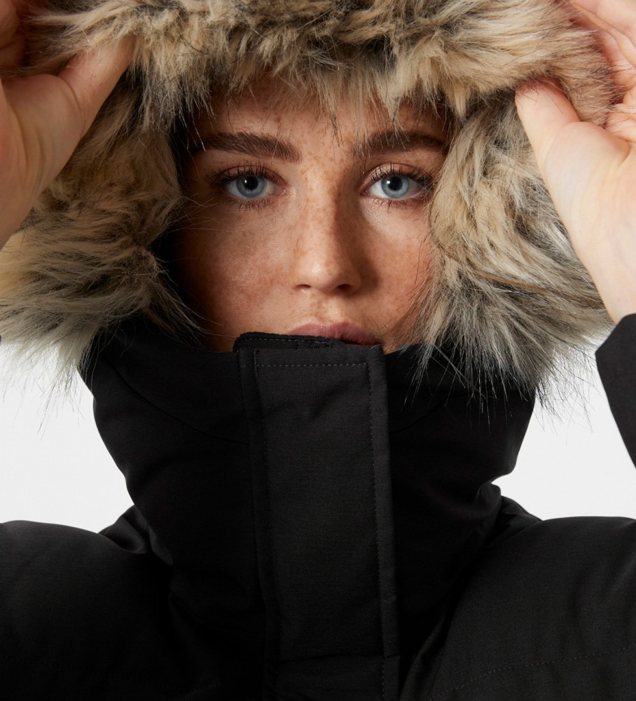 Helly Hansen Parka W Blossom Puffy preto