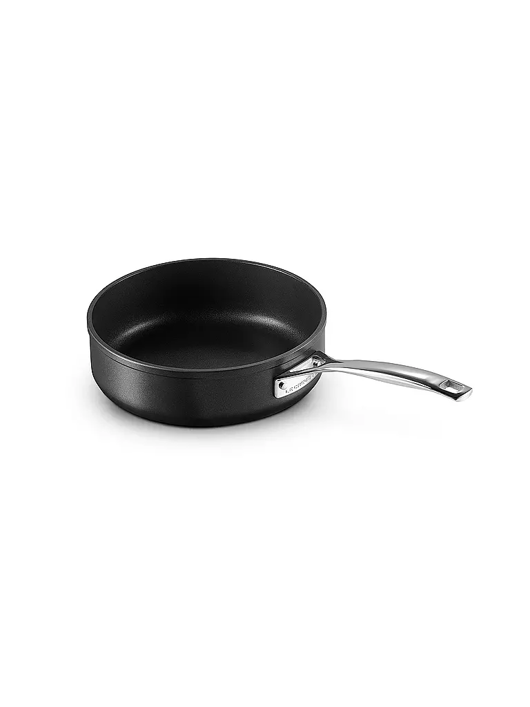 LE CREUSET Aluminium-Sautepfanne 24cm Antihaft Schwarz schwarz