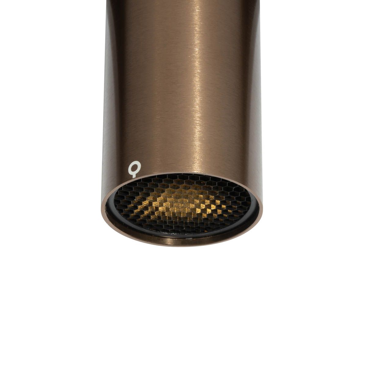 Moderne spot donker brons voor railsysteem 1-fase GU10 35mm - Iconic Ruby Honey
