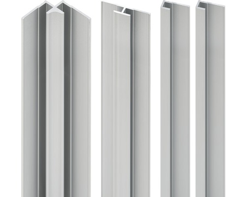 Profielset SCHULTE DecoDesign ExpressPlus H 2550 mm natuurlijk aluminium EP1901125 01