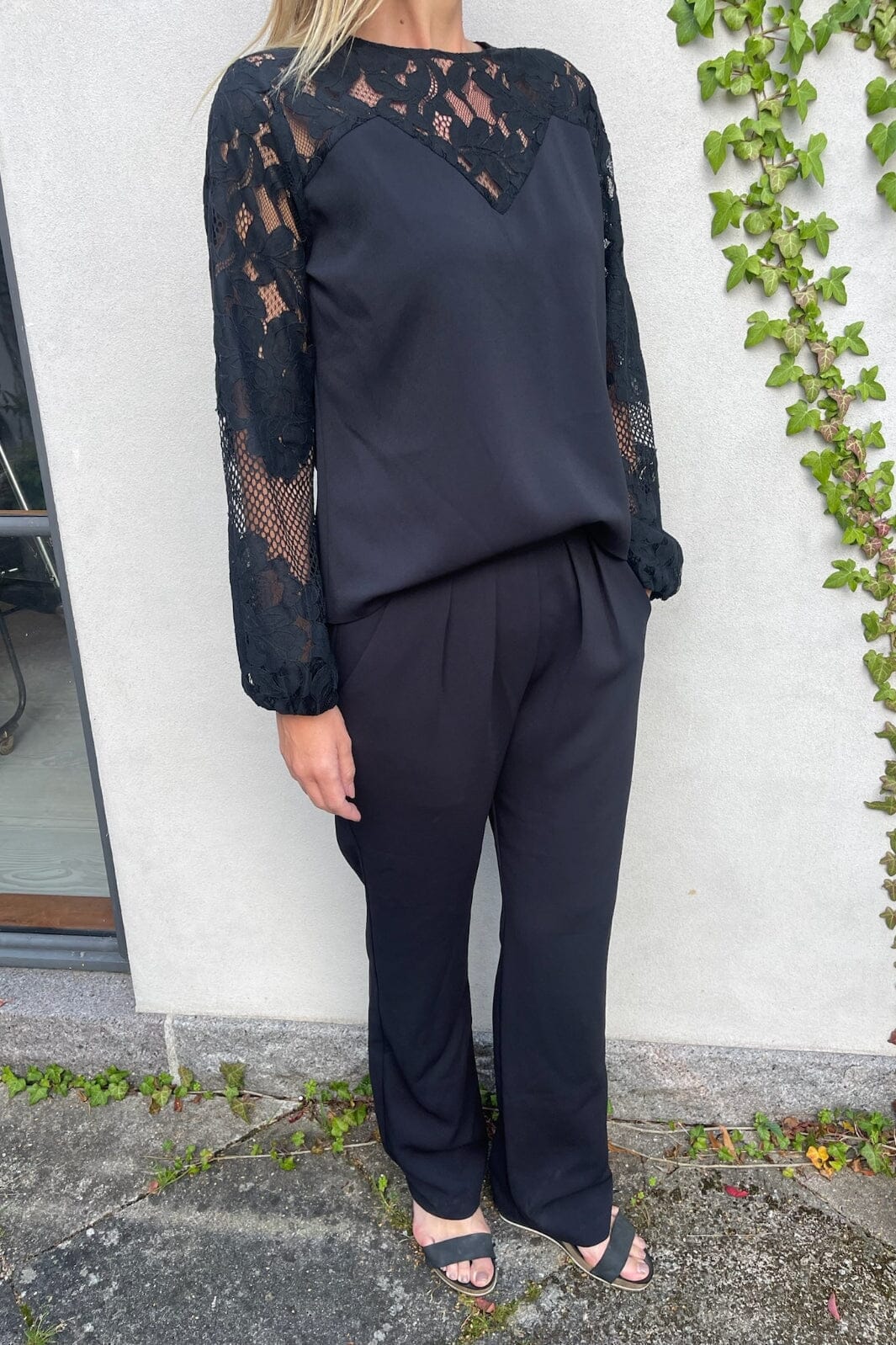 Neo Noir Antonia Crepe Jumpsuit