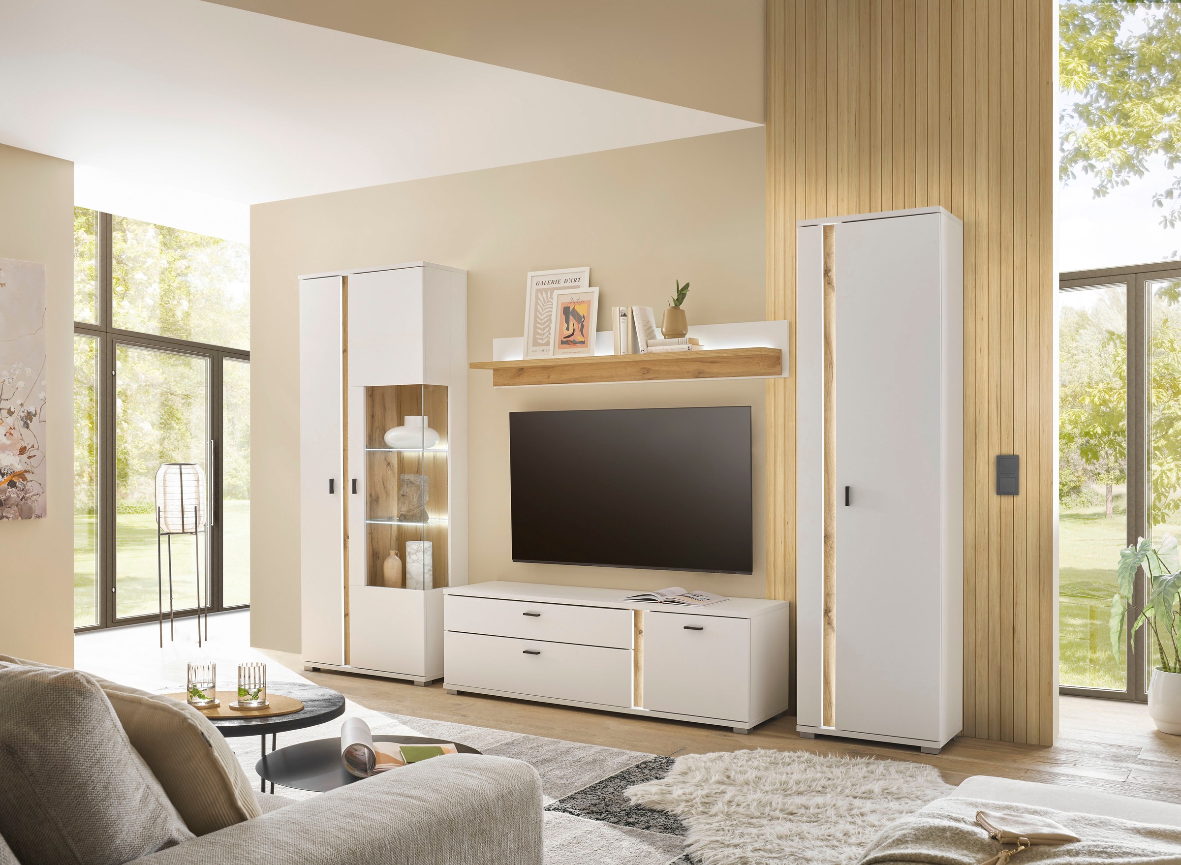 INOSIGN Wandboard »LONG ISLAND« in moderner Trendfarbe, inklusive Beleuchtung