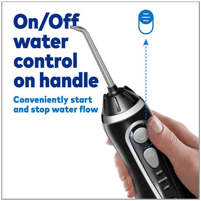 Waterpik Cordless Advanced Waterflosser Zwart - WP-582EU