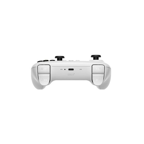 8Bitdo Ultimate Wireless 2.4GHz e Bluetooth para PC e Nintendo Switch Branco com Base de Carregamento
