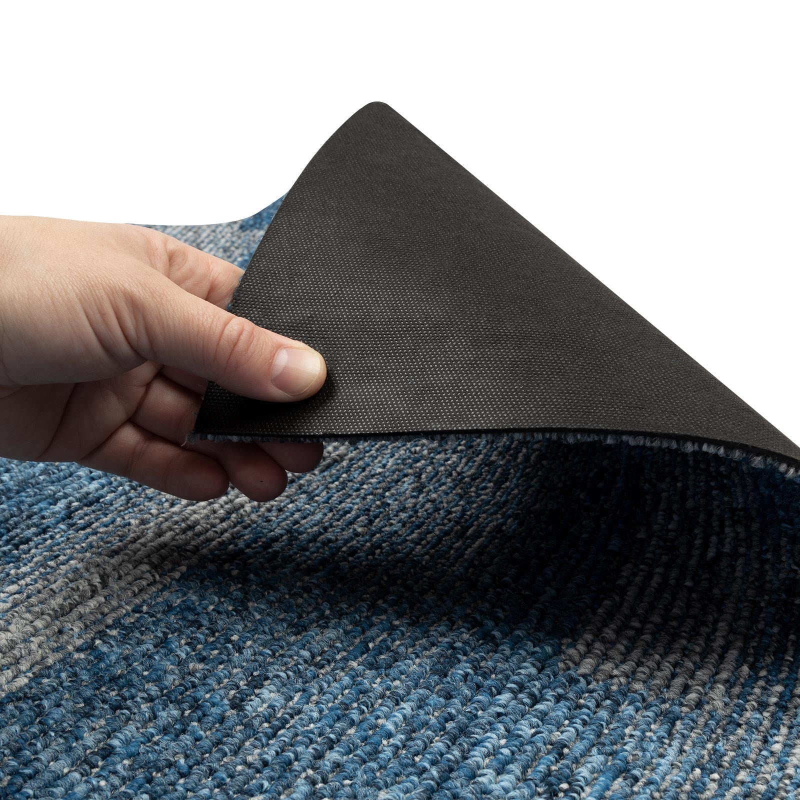 floordirekt Teppichfliese Santo | Jeansblau 81