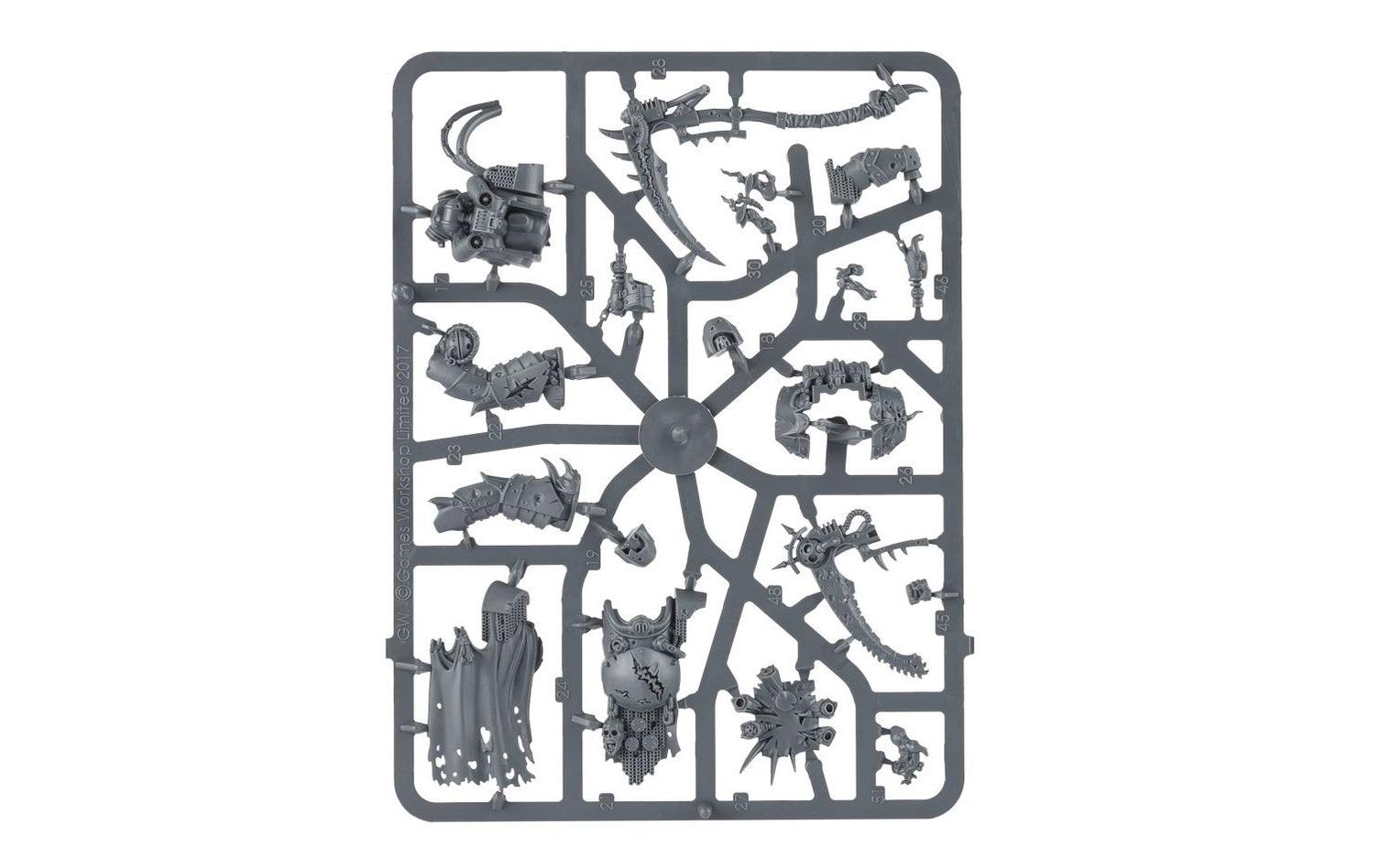 Figurenset Warhammer 40.000 Deathshroud BodyguardWarhammer 40.000 Miniaturen: Death Guard Deathshroud Bodyguard