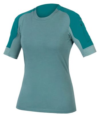 Maillot Manches Courtes Endura GV500 Femme Vert