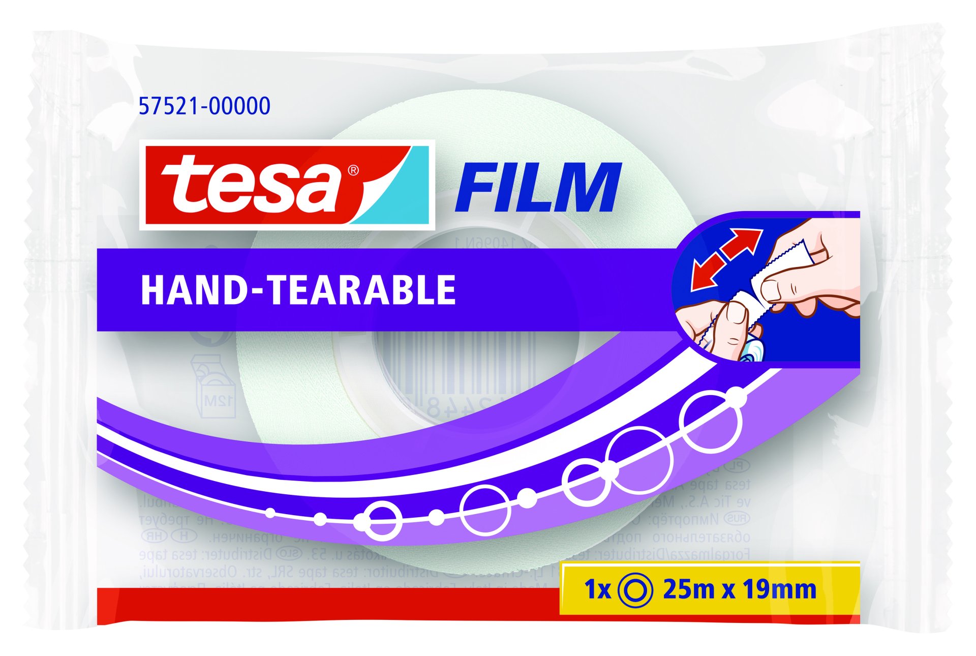 Tesa Klebefilm tesafilm von Hand einreißbar