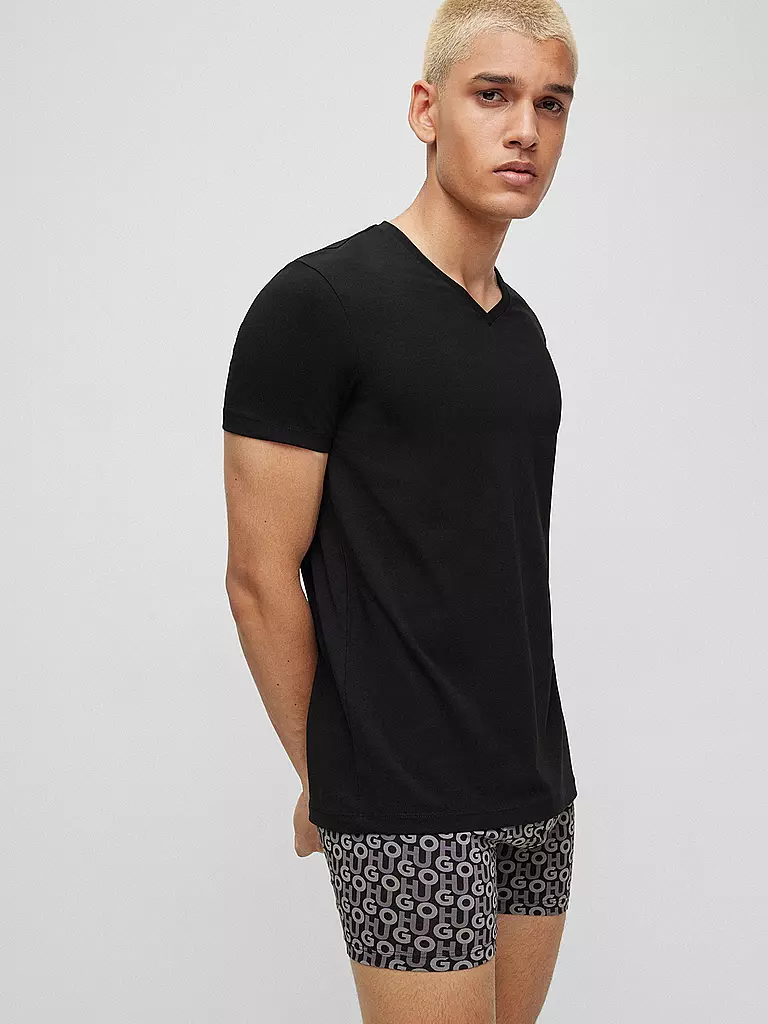 HUGO T-Shirt 2-er Pkg. schwarz