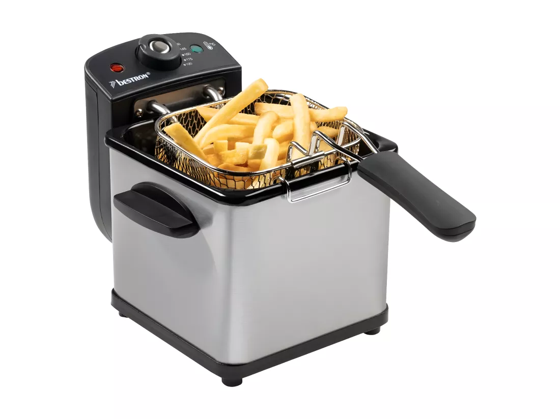 Bestron Friteuse 1.5l 1000w inox/noir - AF100S