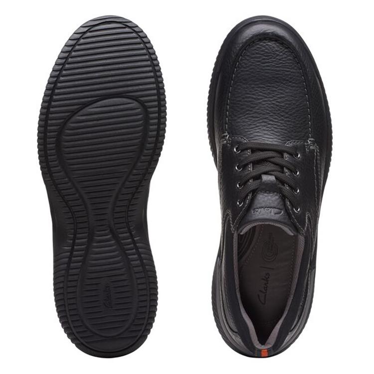 Clarks Donaway Edge black leather