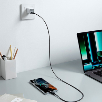 Anker 322 USB-C naar USB-C kabel snelladen 1 m zwart