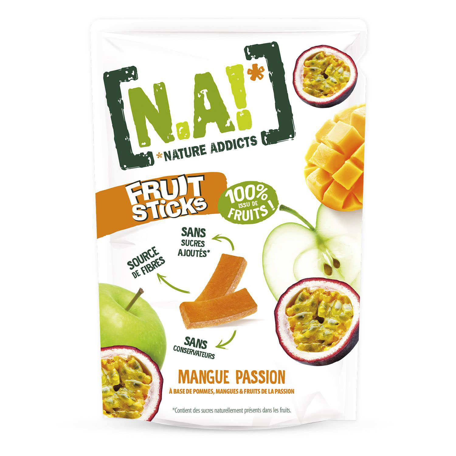 Fruit stick à mangue et fruit de la passion