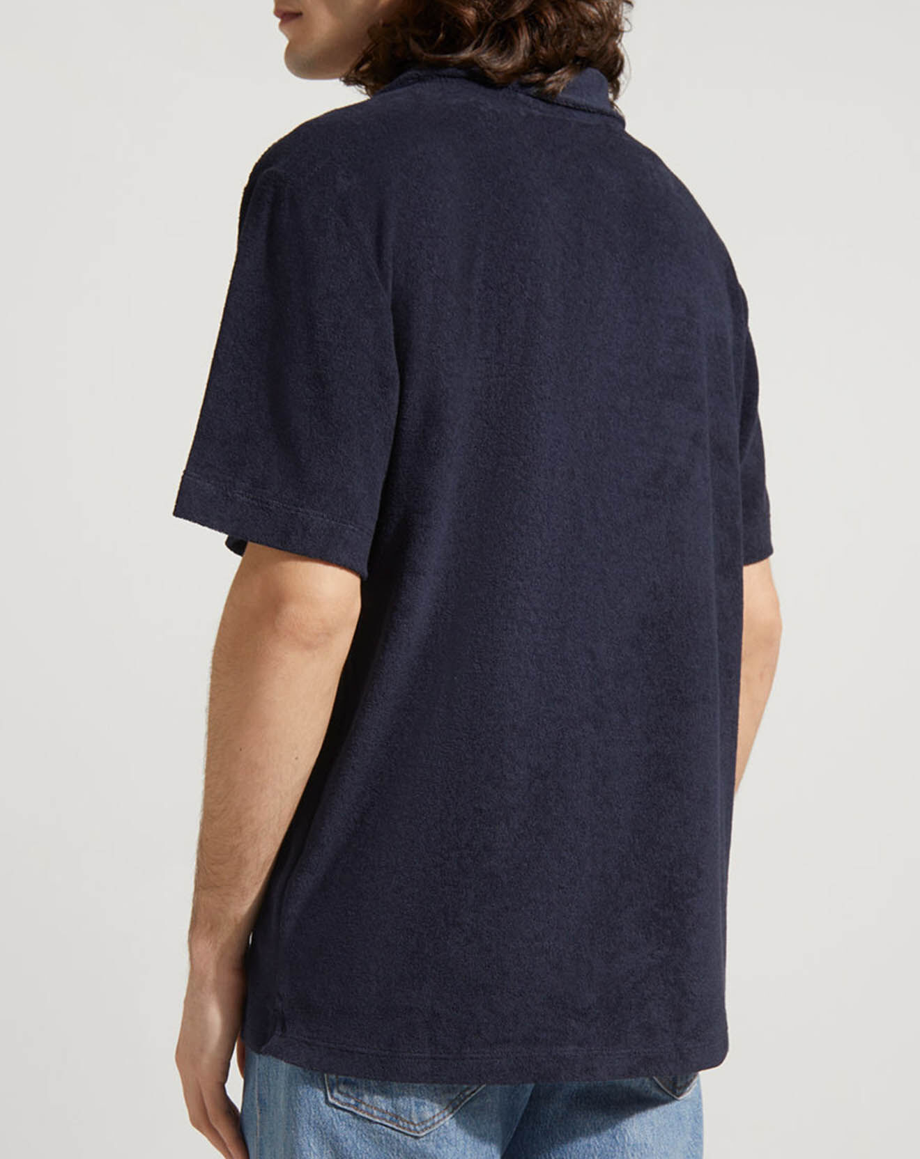 Tommy Hilfiger Polo en éponge bleu marine