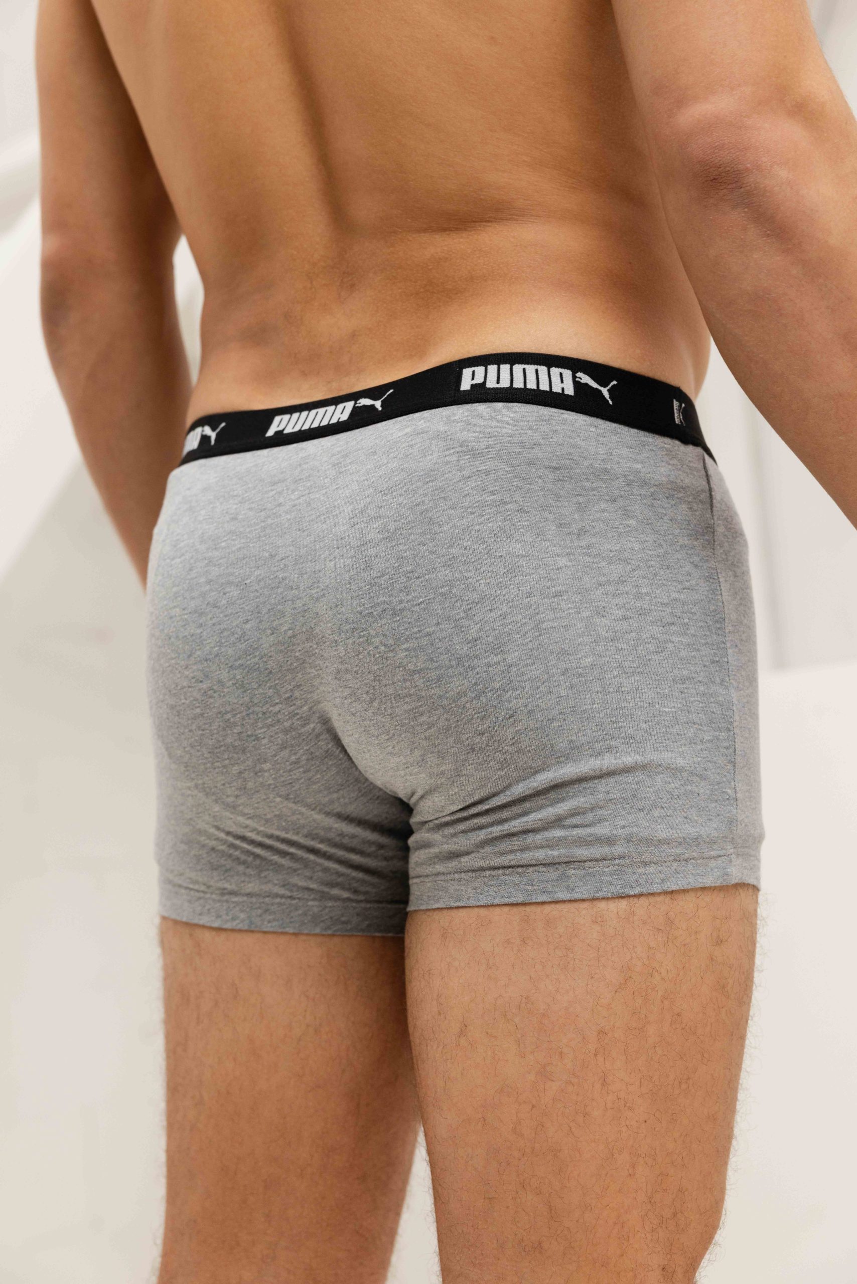 Puma Promo Printed Boxershort Heren 4-Pack Zwart Combi