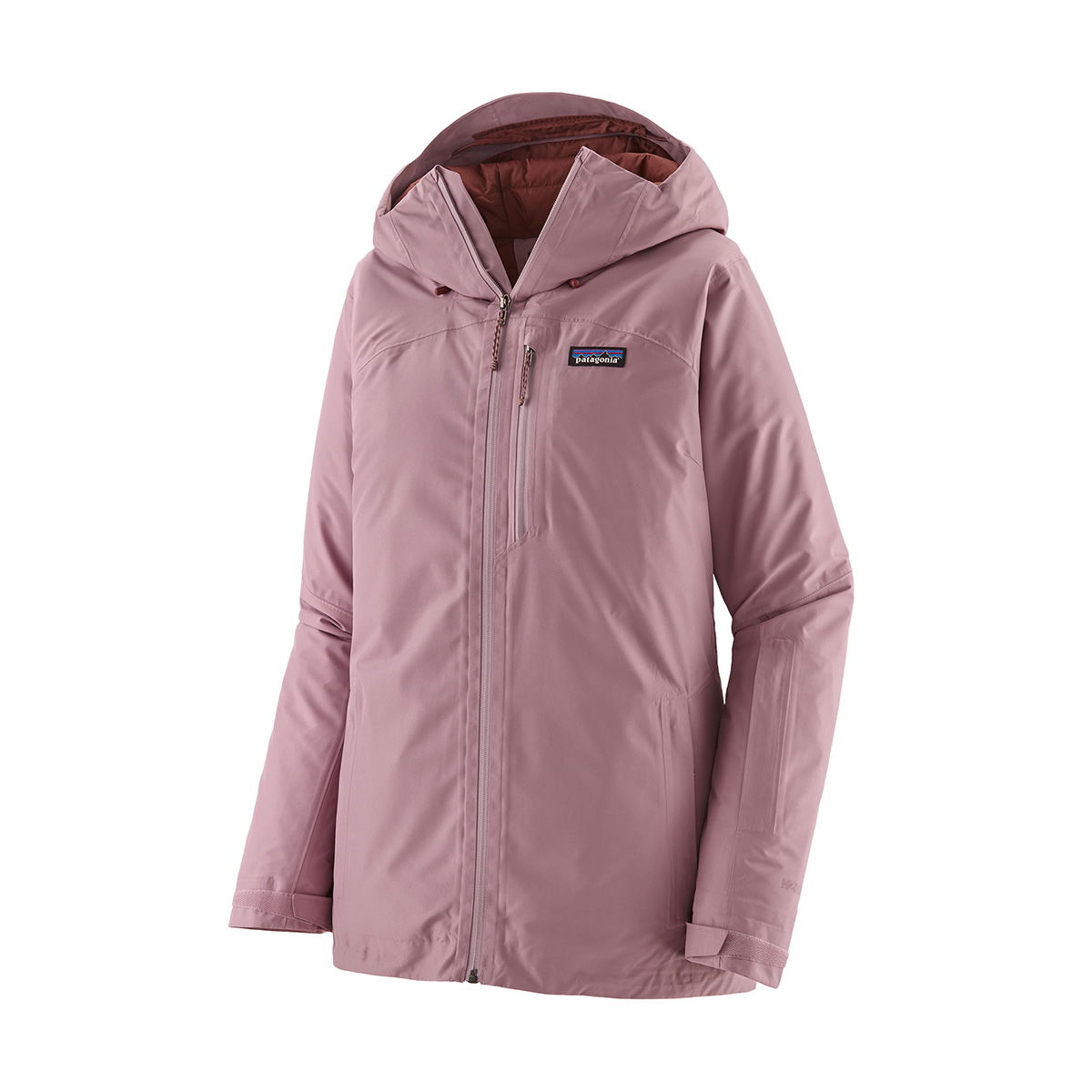 Patagonia Powder Town Insulated Skijakke, dame (Stormy Mauve)