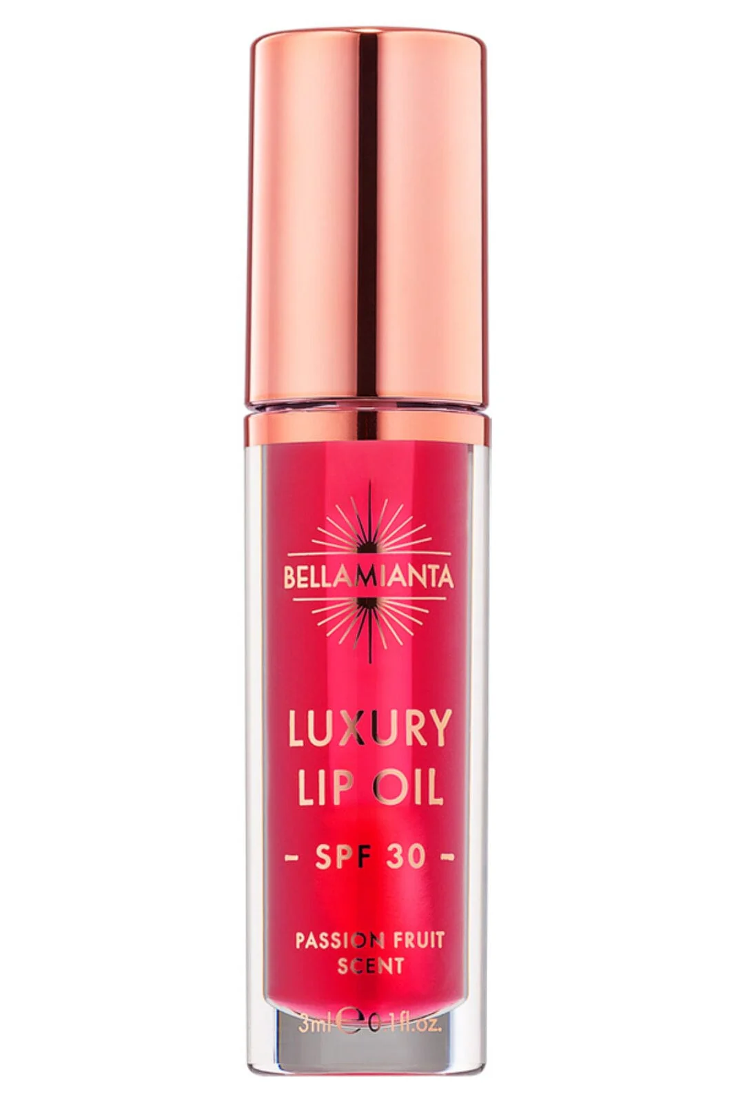 Bellamianta Luxury Lip Oil SPF30 rasberry