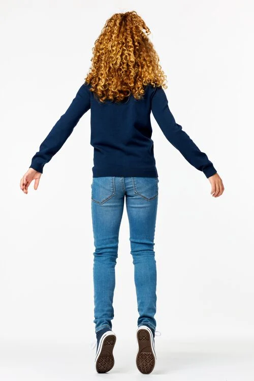 jean enfant modèle skinny bleu moyen