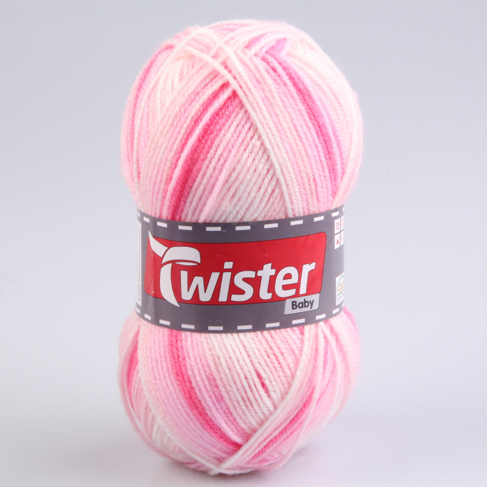 Wolle - rose - gefleckt - 50g