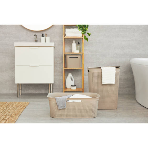Blokker Wasbox - 50 liter - Cappuccino