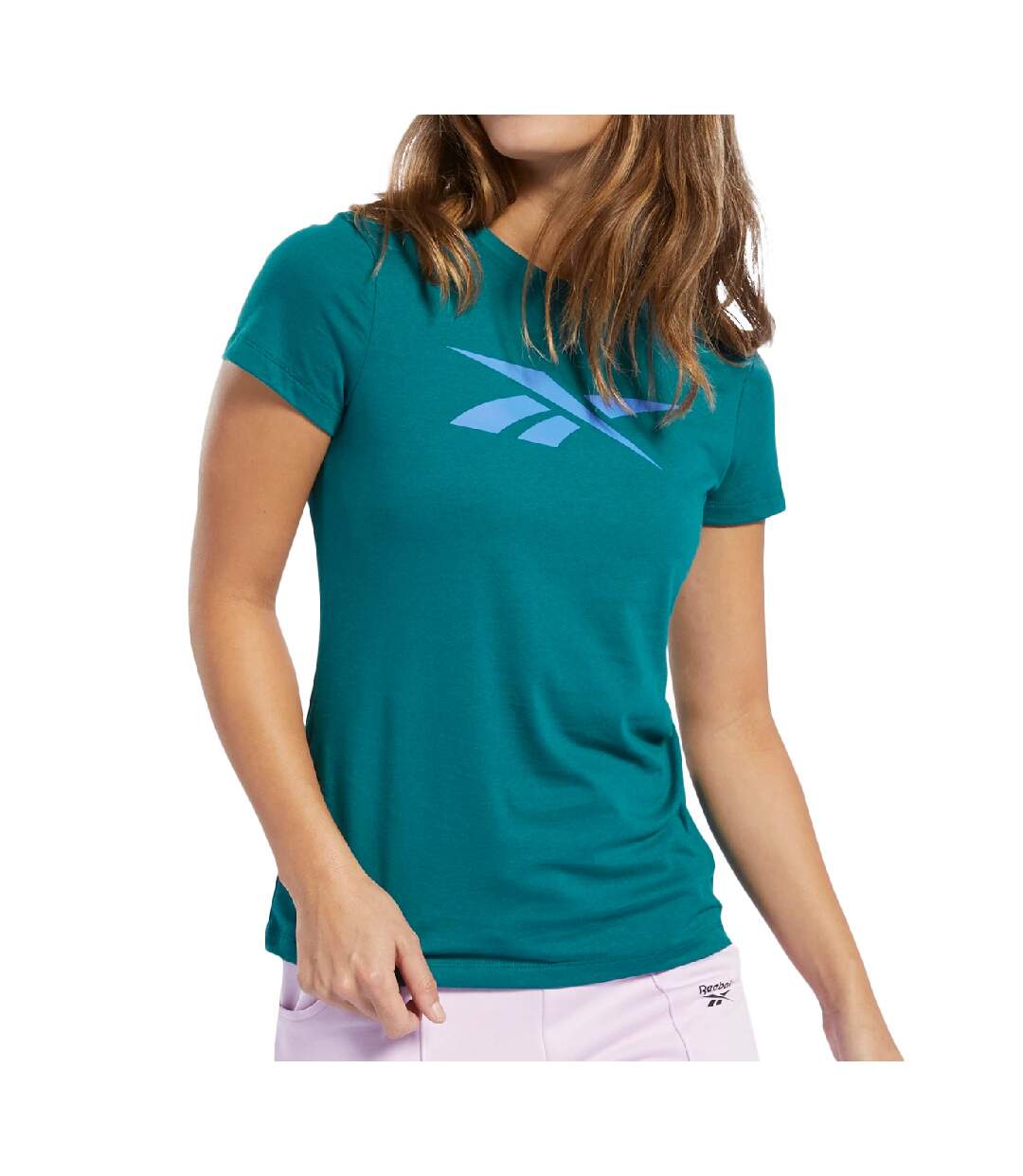 T-shirt Vert Femme Reebok Vector