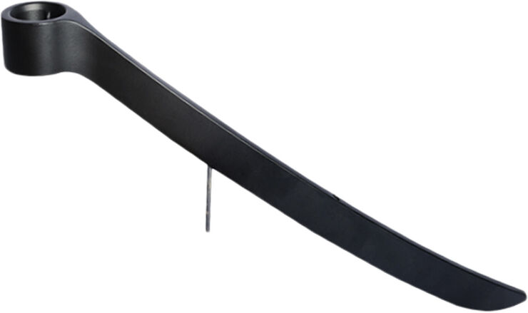 Uyuni LIGHTARCH Candle Holder 1 arm Taper, Matte Black 28 x 17 C Mat sort