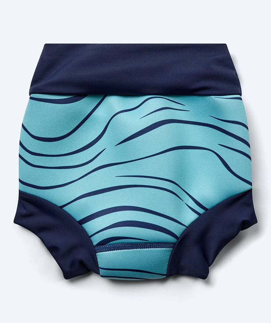 Watery blebadebukser til børn - Neoprene Swim Nappy - Turquoise