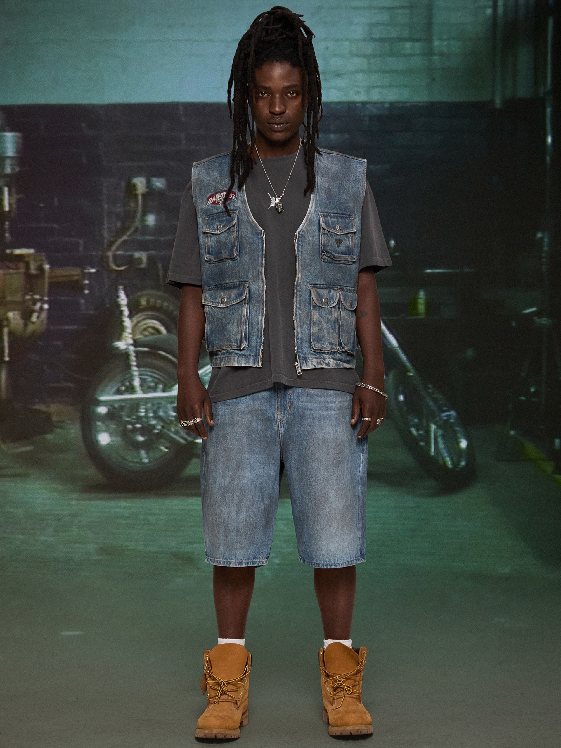 Colete jeans HARDSTONE