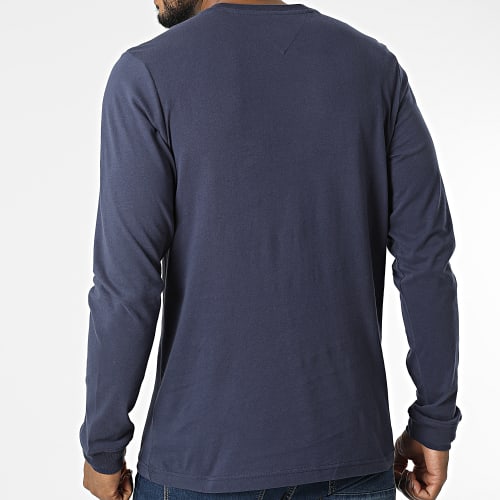Lot De 2 Tee Shirts Manches Longues 3228 Noir Bleu Marine