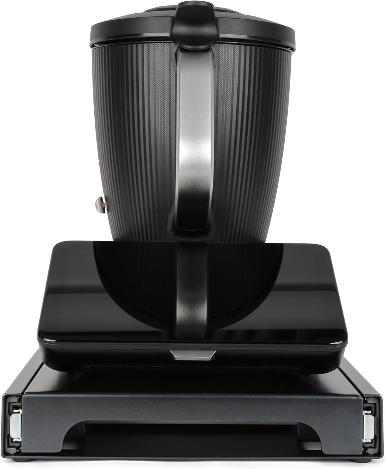 Teleskopschublade für Thermomix® Zubehör für TM7, TM6, TM5 und ältere. Teleskopschublade für Küchengeräte- Montagefrei.