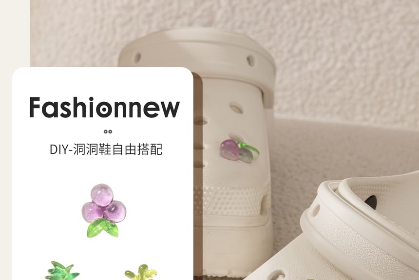 Dewy Kiss - Fruit Clog Schoen Charm / Set