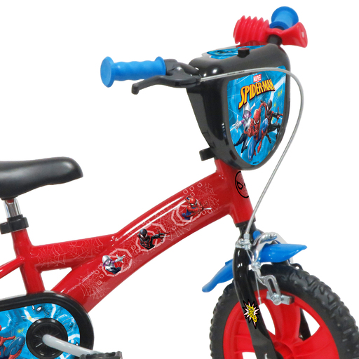 Bicicleta Niño 12 Pulgadas Homem-Aranha 3-5 Anos