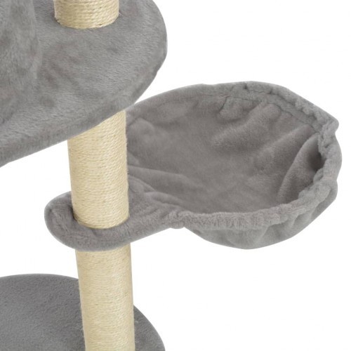 arranhador de sisal cinza para gatos