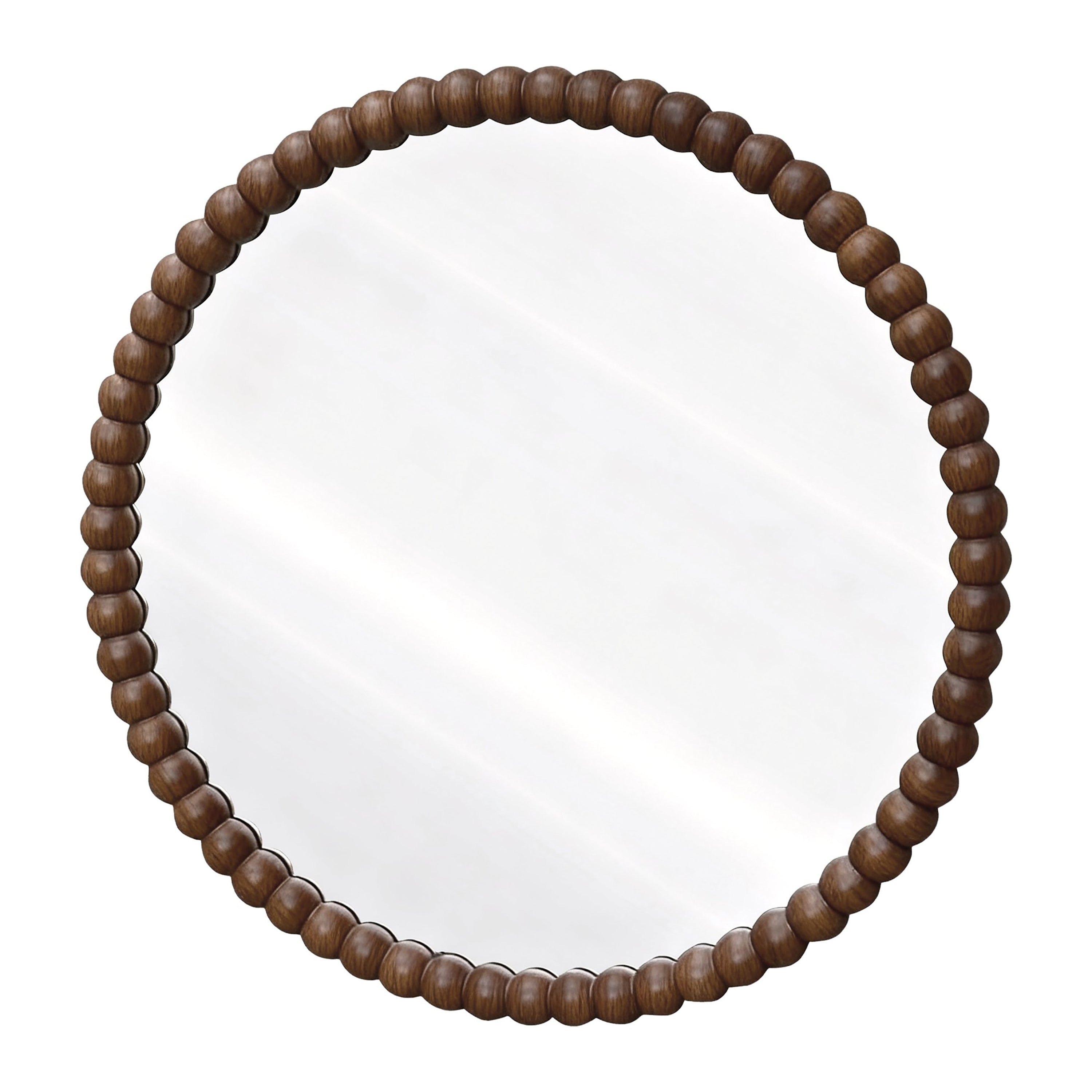 by fonQ Pompom Spiegel Ã 71 cm - Walnoot