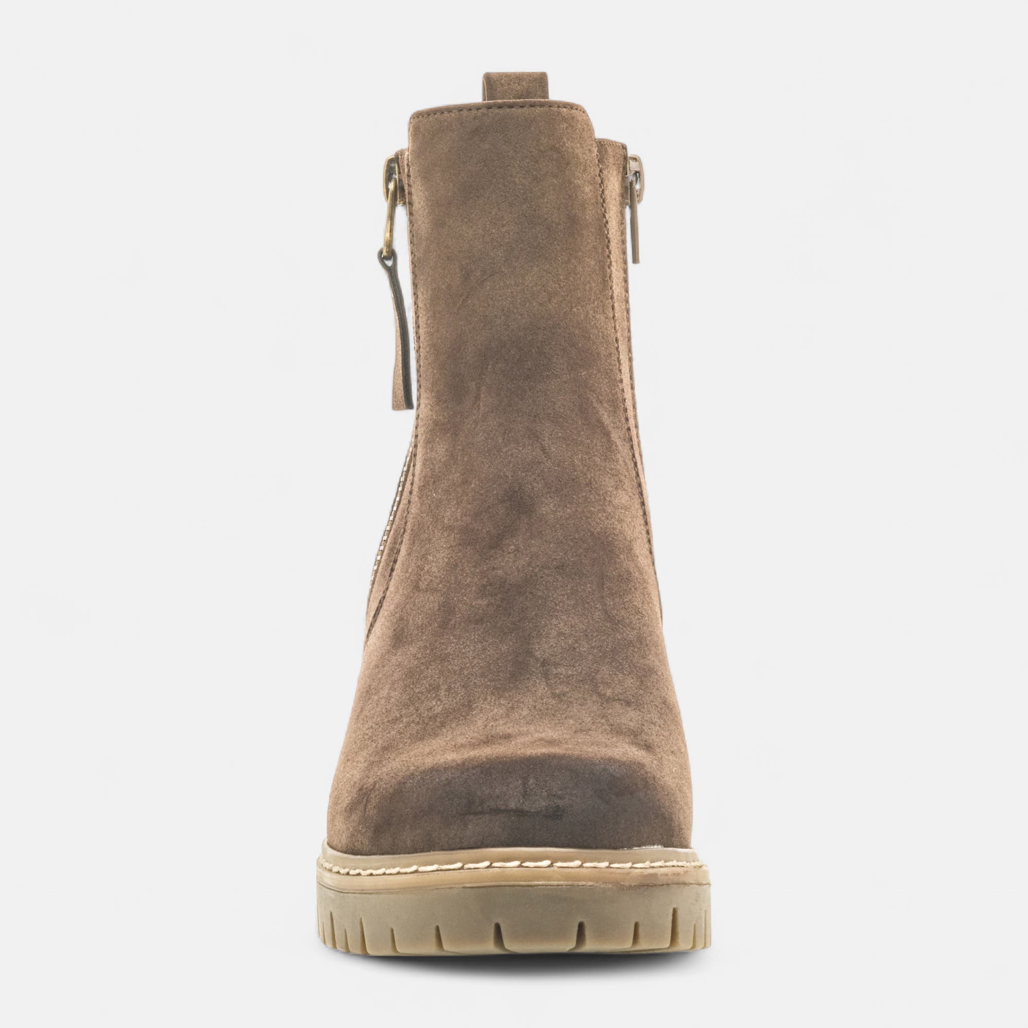 Boots à talon Femme marron