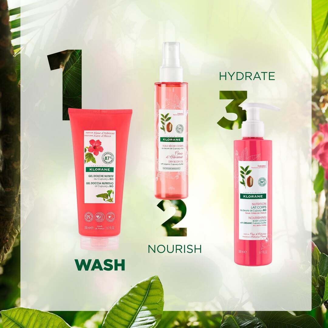 KLORANE  Creme Duche e Champô Hibiscus - 200ml