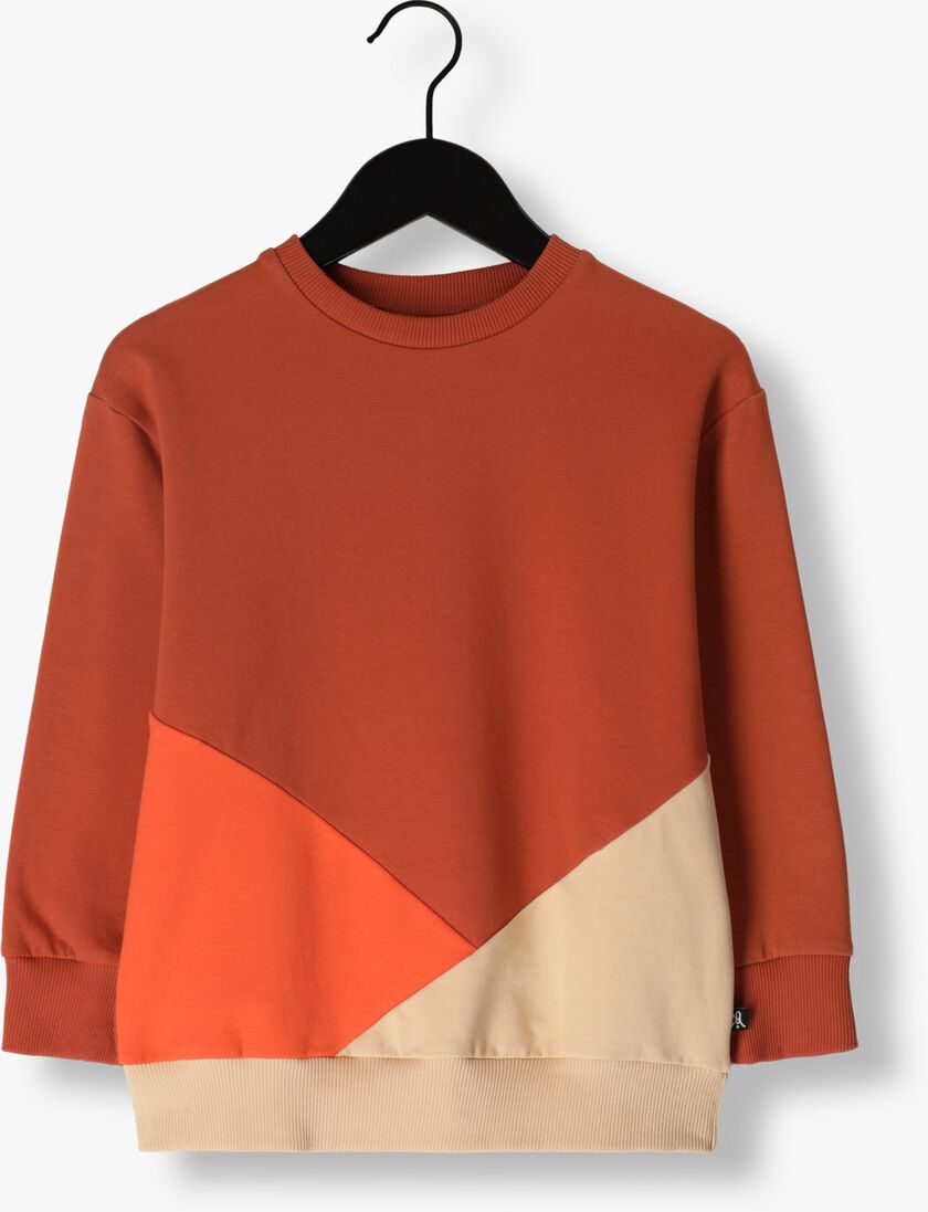 CARLIJNQ oranje carlijnq trui basics - sweater color block