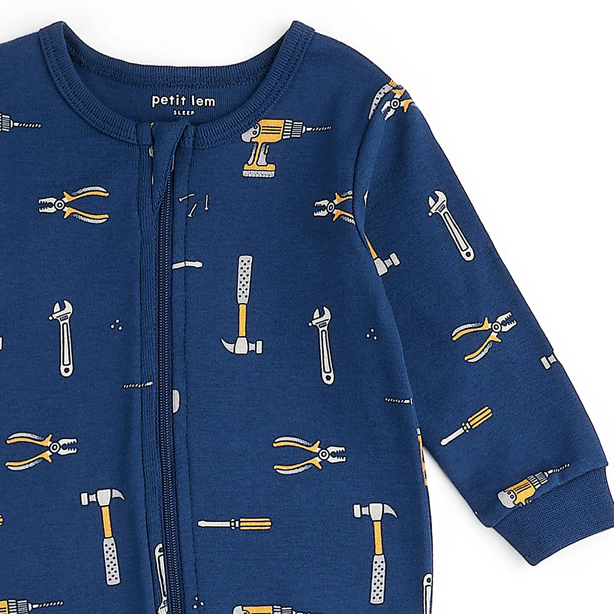 Petit Lem Pyjama Outils 0-24mois