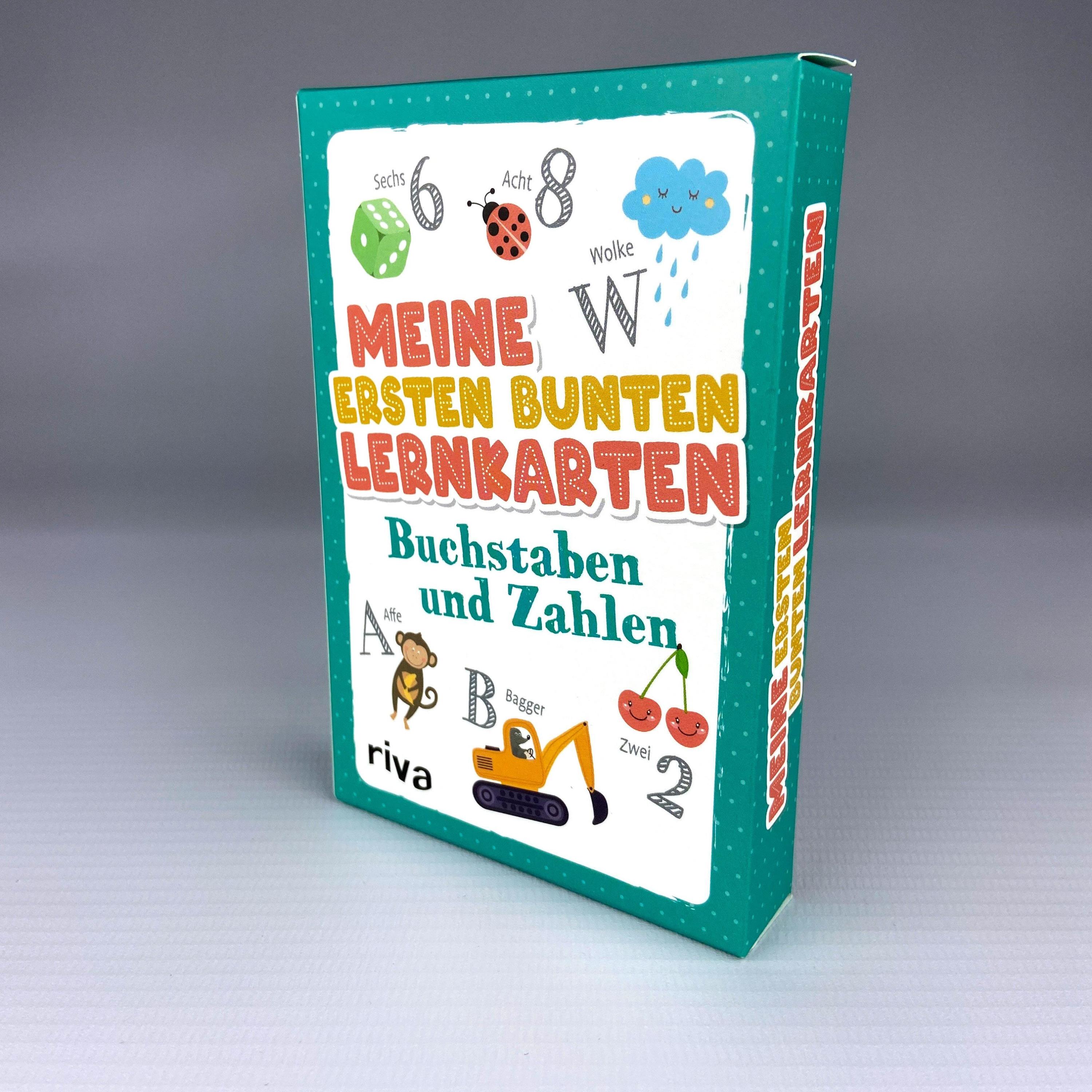 Meine ersten bunten Lernkarten - Buchstaben und Zahlen