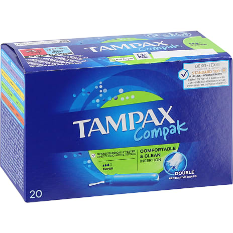 Tamponer m. indføringshylster super sugeevne