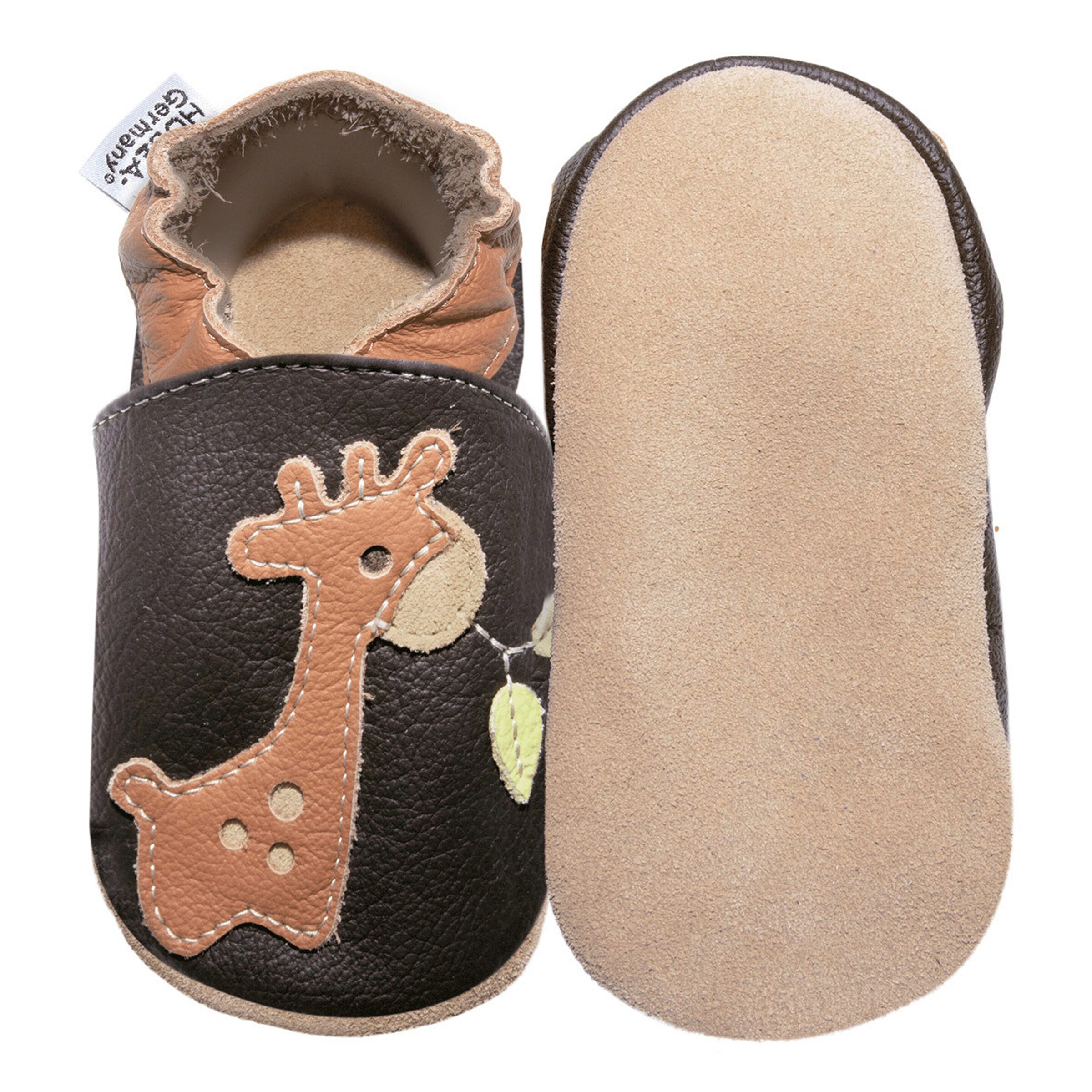 HOBEA-Germany Krabbelschuhe Giraffe