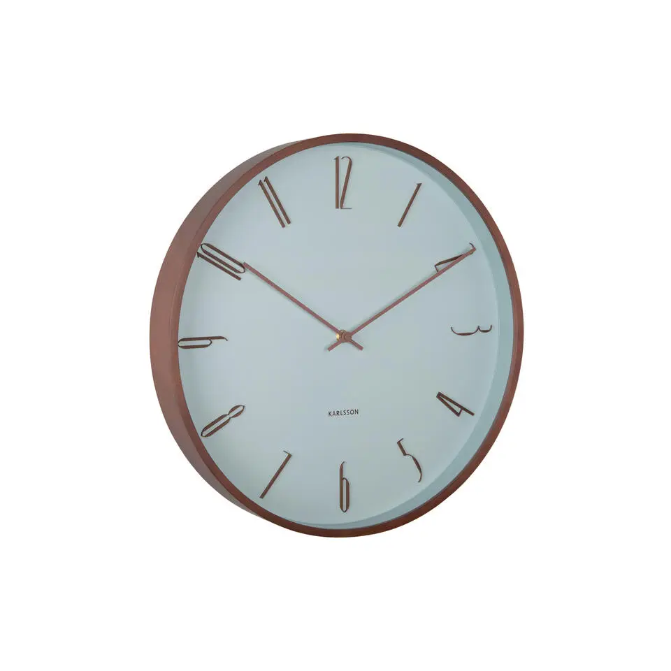 Karlsson - Wandklok Scandia - Mistige blauw- Ø40cm
