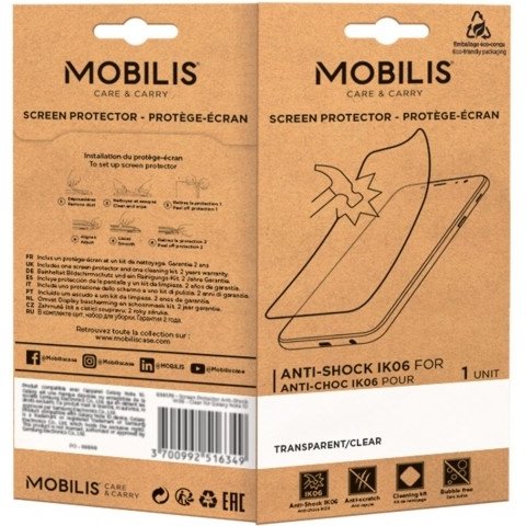 Mobilis 036310 écran et protection arrière de téléphones portables Protection d'écran transparent 1 pièce(s)