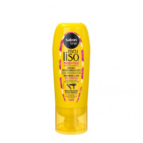 Salon Line Meu Liso Defrizante Proteção Térmica Muito  Liso 200ml