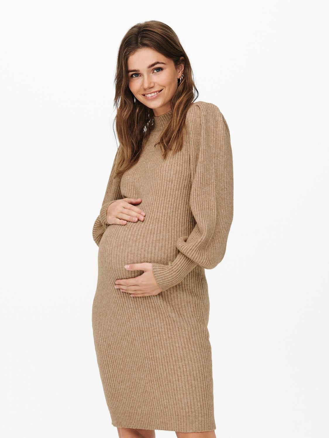 OLMKATIA Kurzes Kleid Toasted Coconut