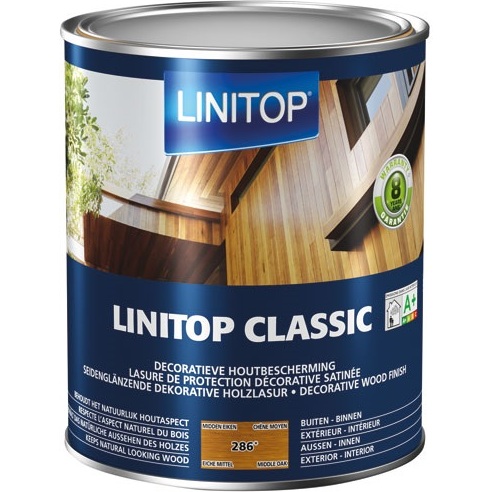 Classic lasure satin 2.5 L chêne moyen